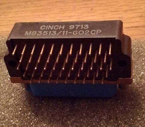 Cinch M83513/11-G02CP :: 51 Pin Mil Spec Micro-D Connectors :: FREE Shipping