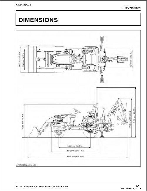 Kubota BX23S Tractor WSM Service Workshop Manual CD - LA340,BT603