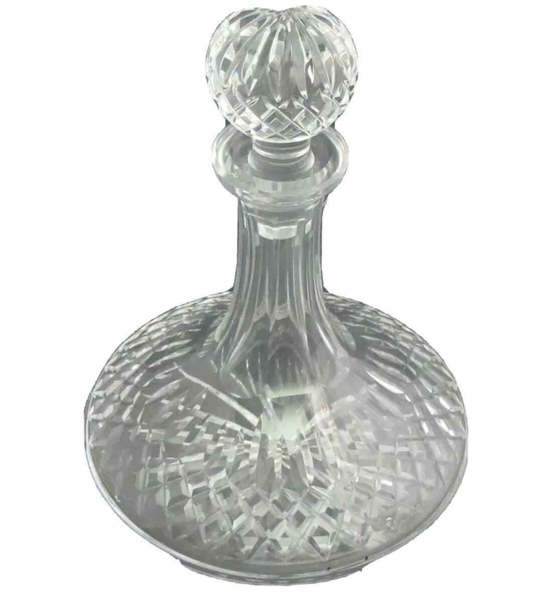 Signed Waterford glass Ships decanter For Sale