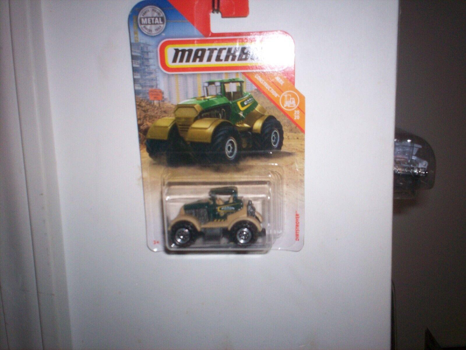 Matchbox Dirtstroyer 2018 #49 Rosso - Serie MBX Construction - Scala 1:64, Nuovo