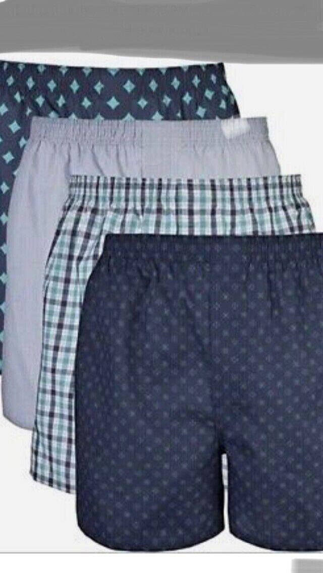 2 pack gildan mens woven boxers 8 pack size 2XL 4446 For Sale