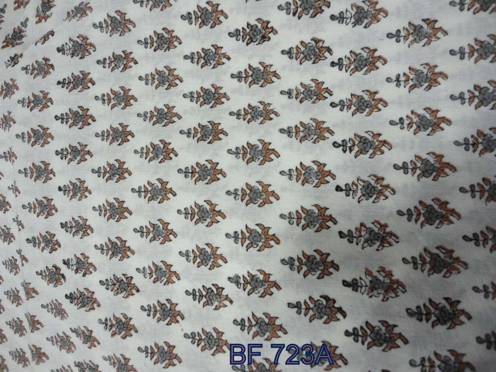 10 yards Indian 100/% hand made block printed sanganeri cotton fabric