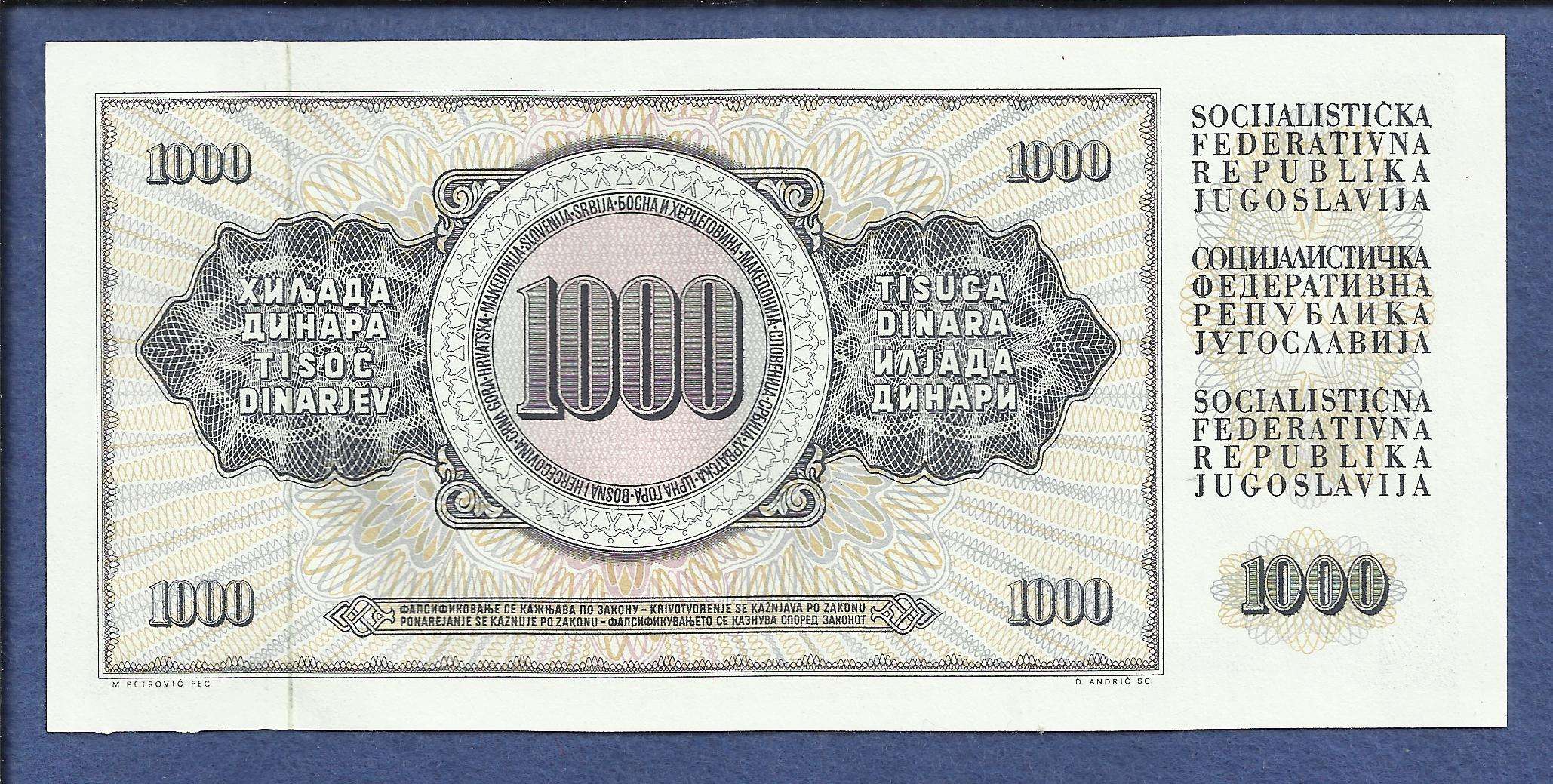 5 TOLARJEV 1990 Uncirculated SLOVENIA P 3