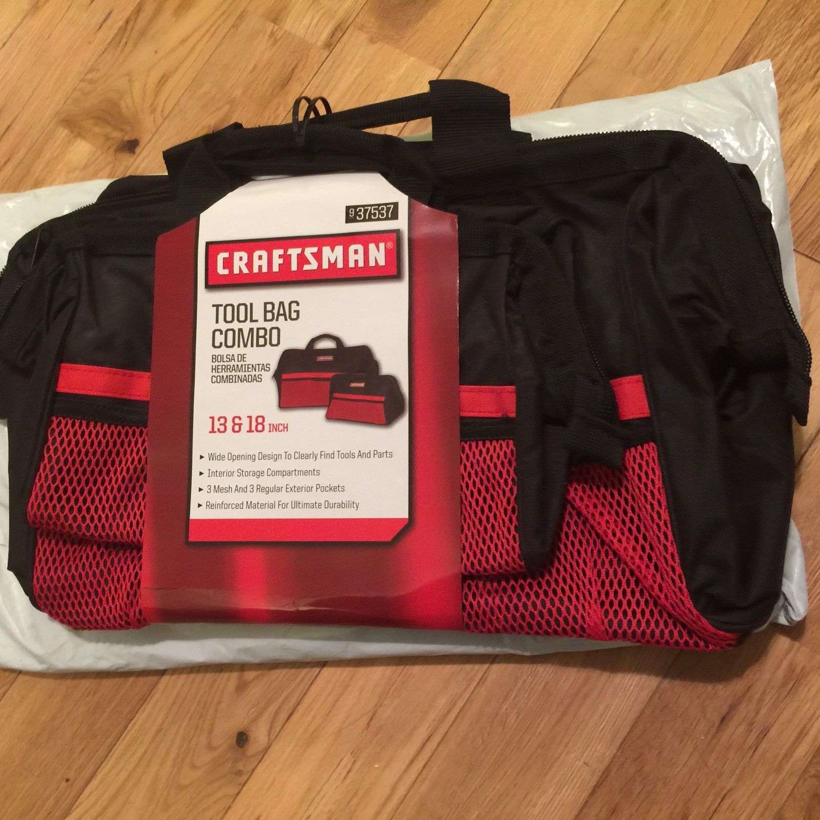 Craftsman Tool Bag Combo 2 Bags 13 18 Inch Black Red Fast Free Shipping Craftsman Tool Bag Combo 2 Bags 13 18 Inch Black Red Fast Free Shipping