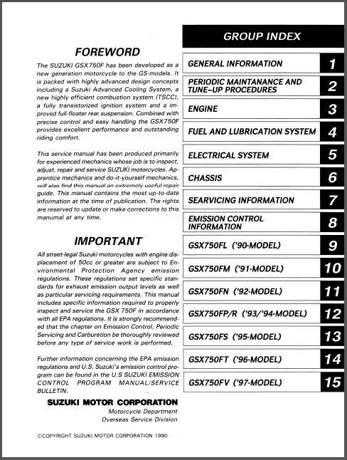 Manual Gsx 750f