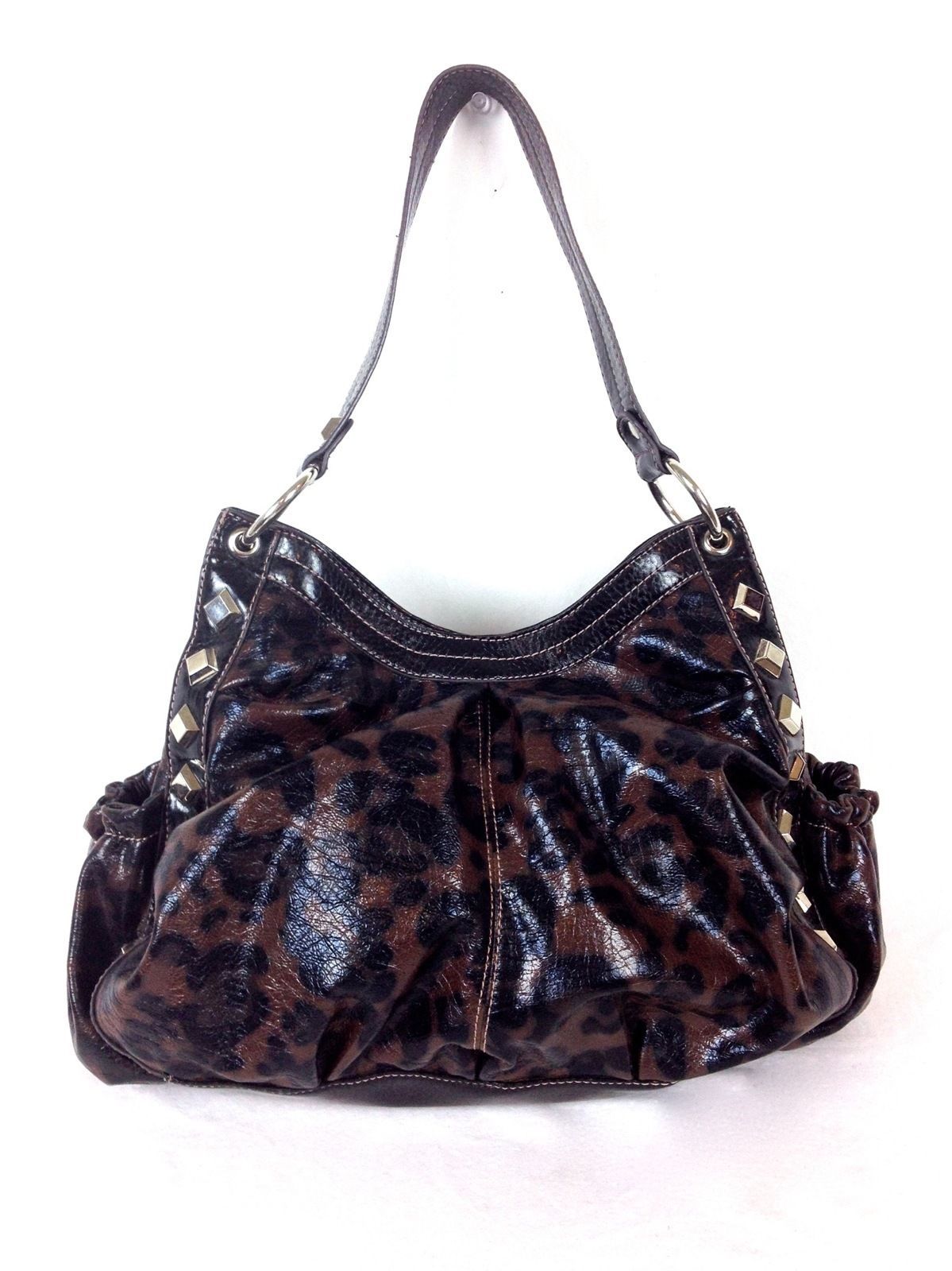 Kathy Van Zeeland Purse Brown Handbag Hobo Womens