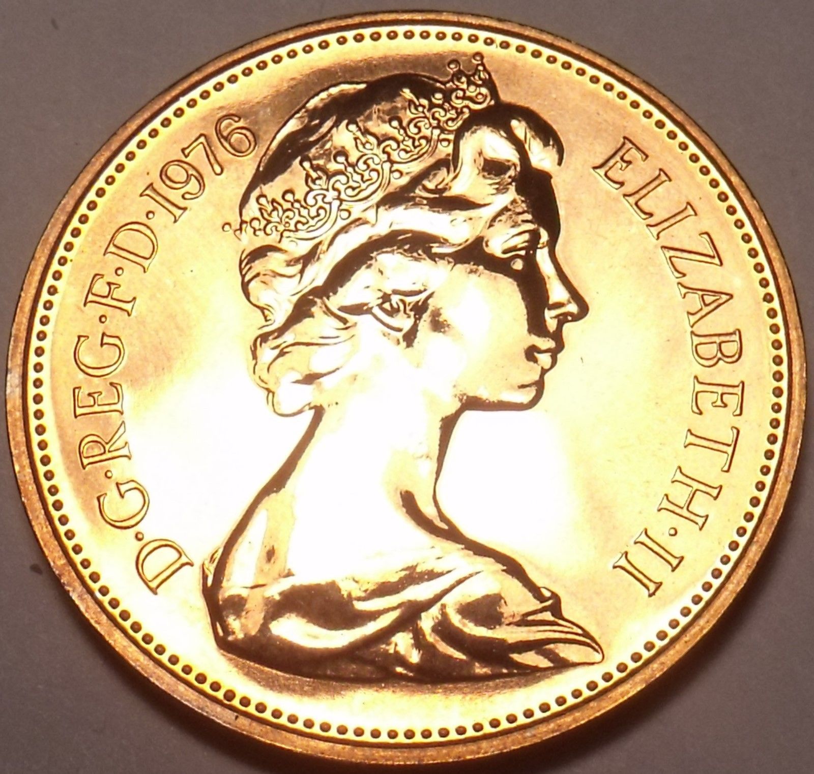 Great Britain 5 Pence 1990 Cameo Proof~Large Type~100,000 Minted~Free Shipping