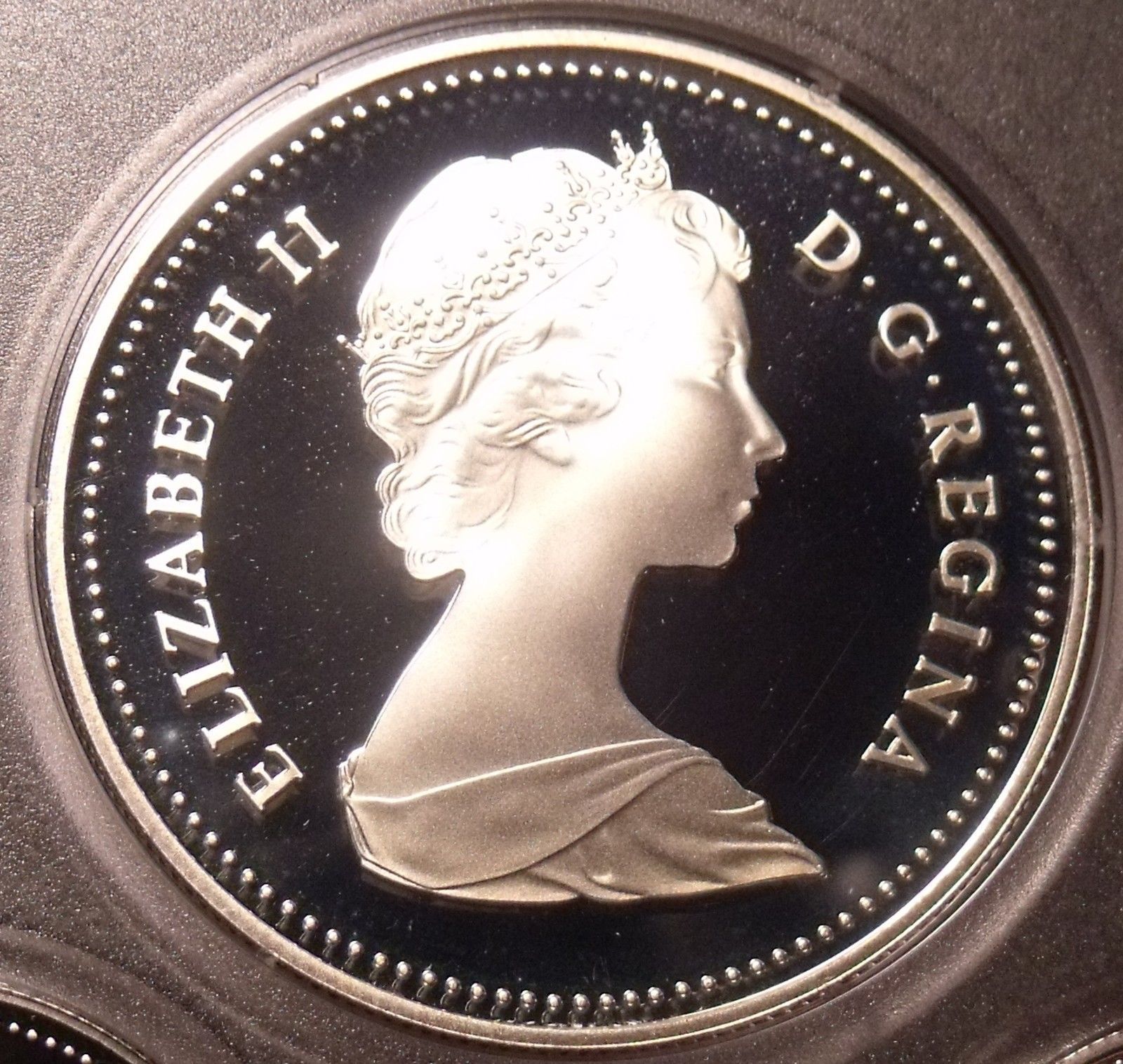 Canada 1981 Proof Gem UNC Five Cent Nickel!!