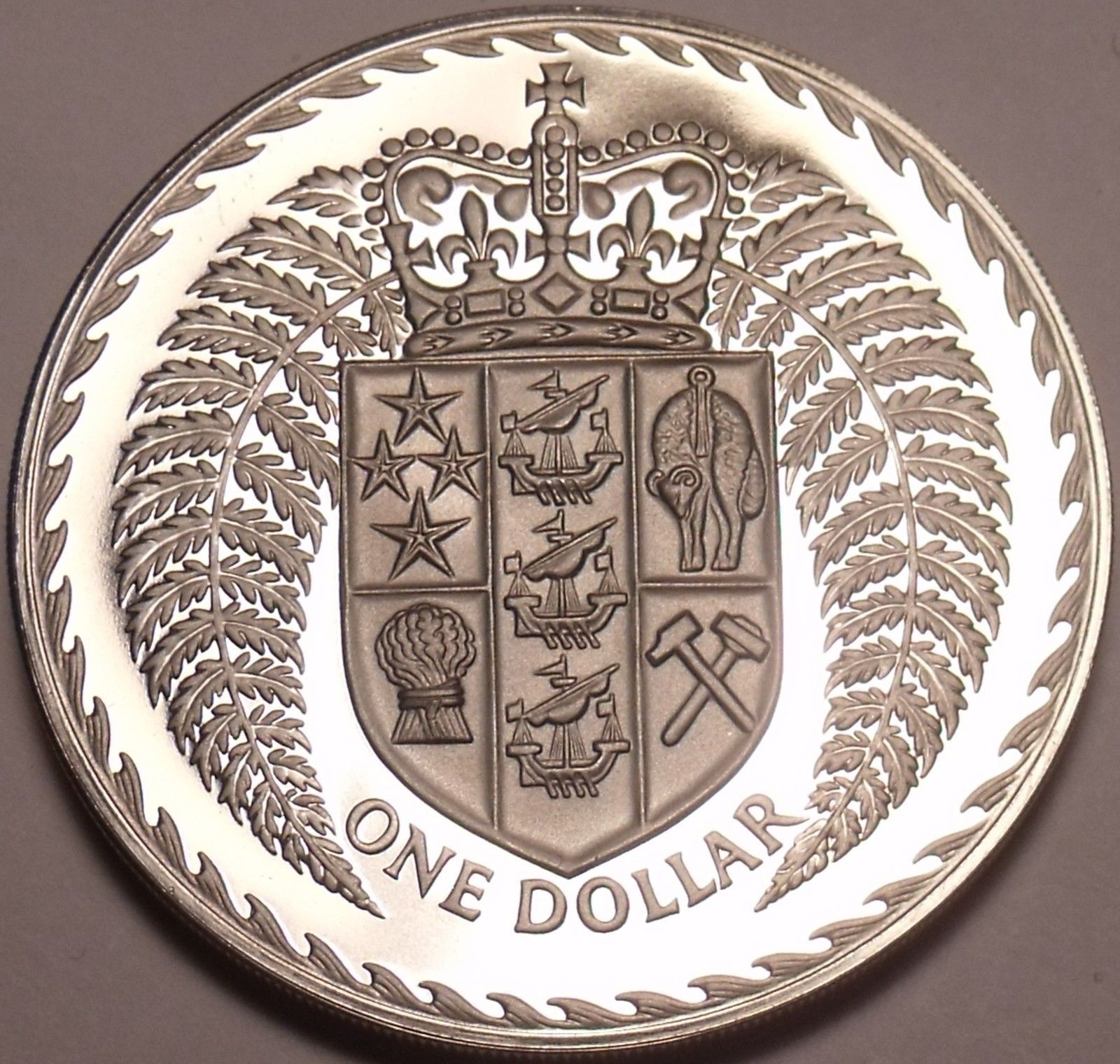 Massive Rare Cameo Proof New Zealand 1973 Dollar Only 8 000 Minted Free massive-rare-cameo-proof-new-zealand-1973-dollar-only-8-000-minted-free