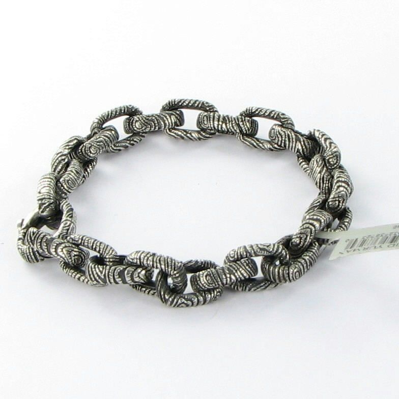 David Yurman Mens Ironwood 8 5 Bracelet 9mm Oval Link Sterling David Yurman Mens Ironwood 8 5 Bracelet 9mm Oval Link Sterling Silver Nwt 950