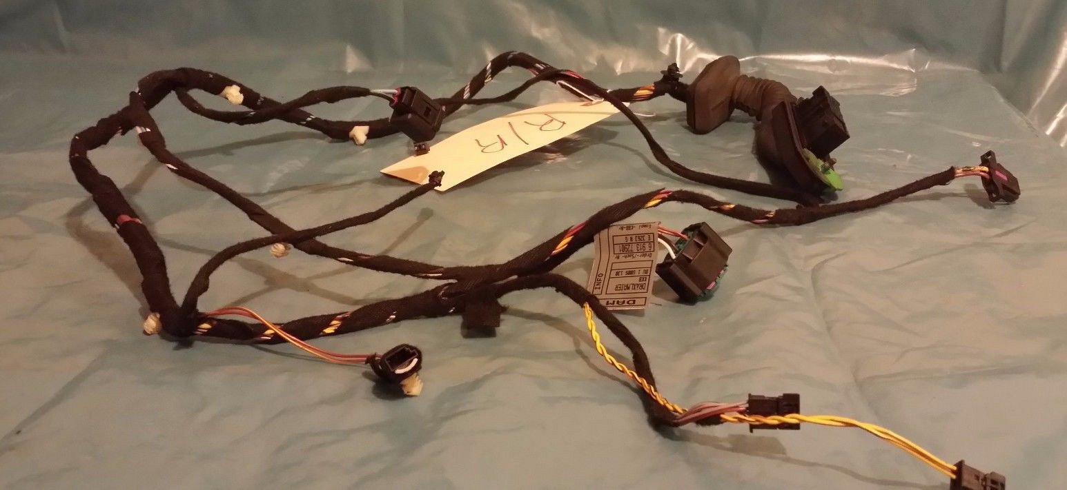 BMW X5 RIGHT REAR PASSENGER'S SIDE DOOR WIRE WIRING HARNESS OEM 2002-2006