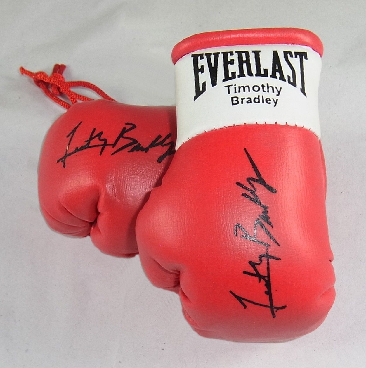 Autographed Mini Boxing Gloves Timothy Bradley V Manny ...
