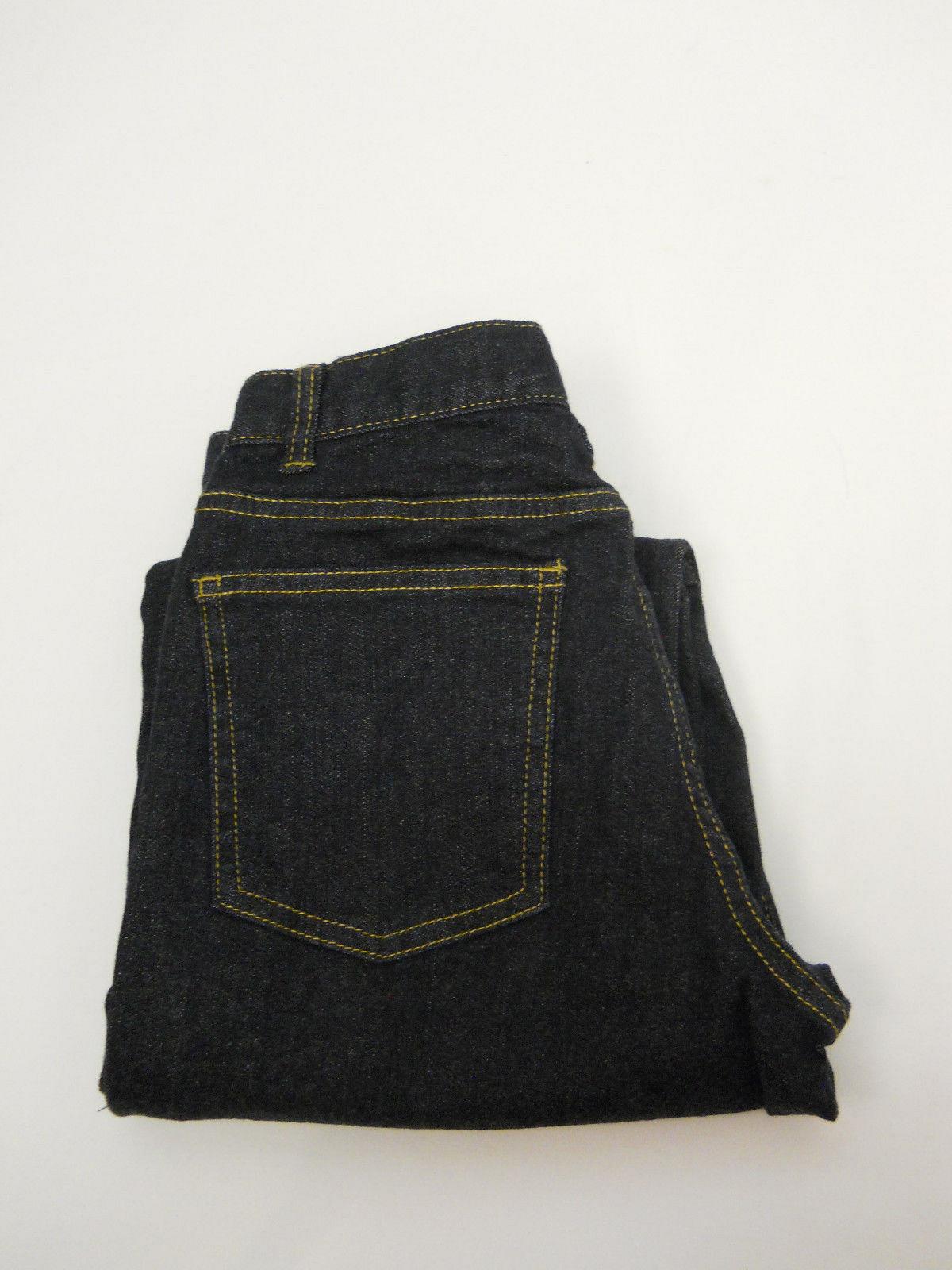 Faded Glory Boys Relaxed Jeans Black Size 7 Slim Adjustable Waist NEW