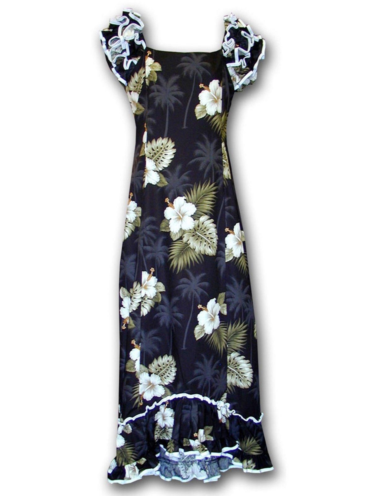 black muumuu dress