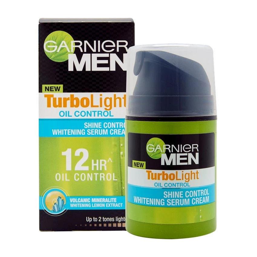 Garnier Men Turbolight Oil Control Shine Control Whitening Serum Cream For Sale