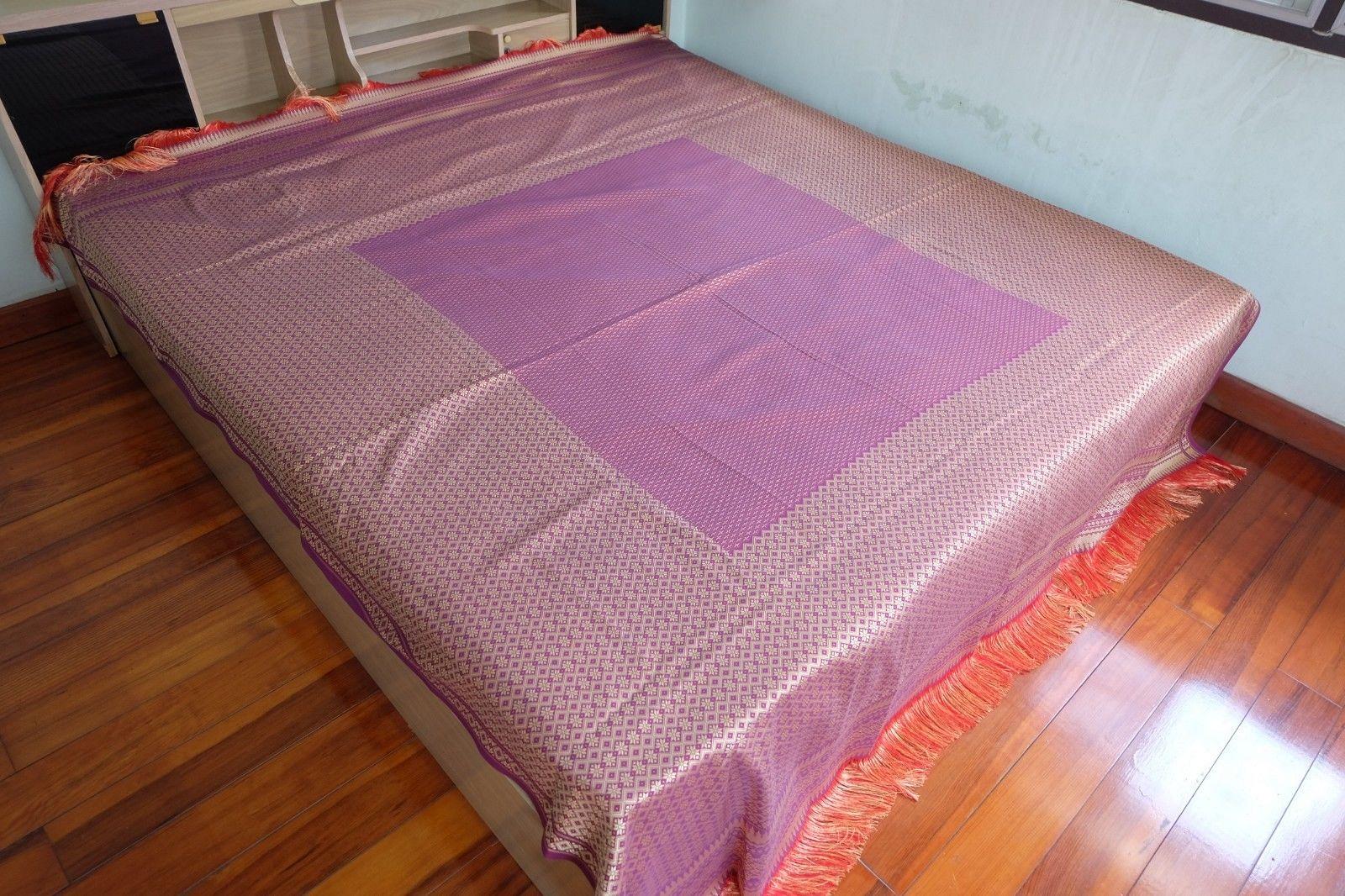 Pink King And Queen Bed Cover Fabric 205cm X 260cm For Sale